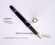 Perfect Replica Montblanc Meisterstuck Rose Gold Clip Black Rollerball Pen For Sale (1)_th.jpg